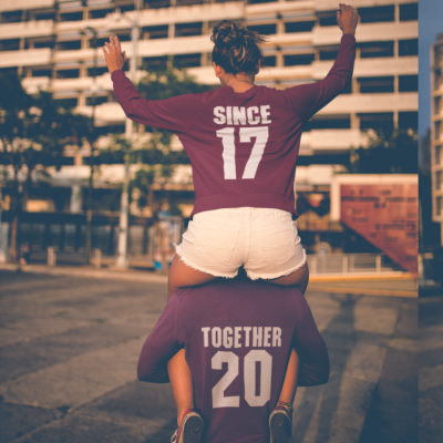 Together Since - Shop Latest Winter Wear Matching Couple Sweatshirts – The Tee Shop