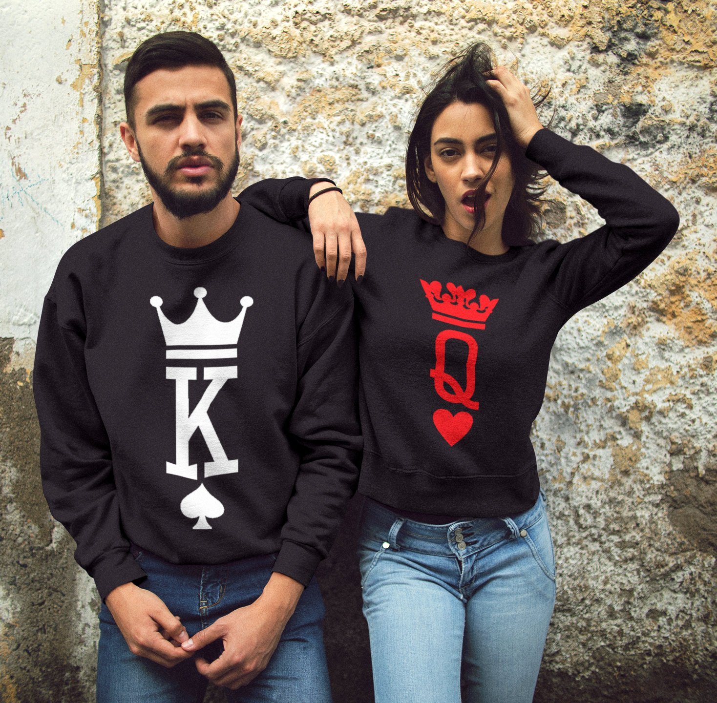 K - Q - Cute Couple Hoodies For Sweatshirts And Wife – The Tee Shop