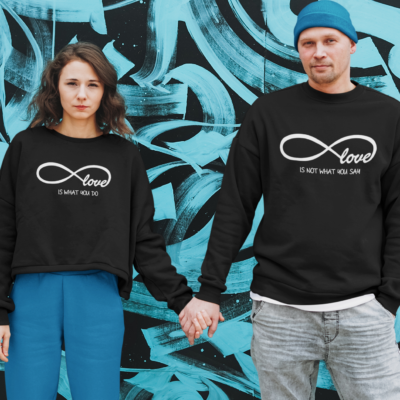 Love is all you need - Latest Trendy Comfortable Trendy Sweatshirt For Husband & Wife – The Tee Shop
