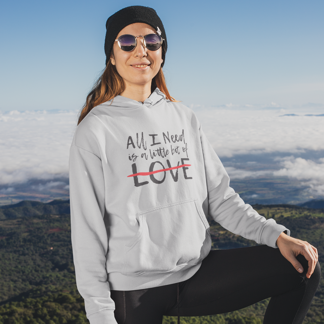 All I Need is LOVE Hoodies for winter