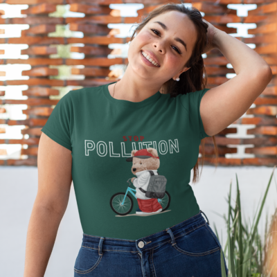 Stop Pollution - Unisex T Shirts Online | Buy Women & men Printed T-shirt | The Tee Shop