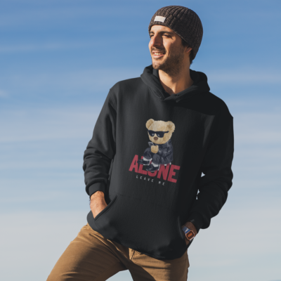 Leave Me Alone - Latest Branded Polo Bear Printed Hoodie for Men & Women - #TheTeeshop